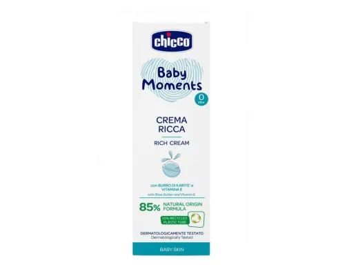 Детский крем Chicco питательный Baby Moments, 100 мл (10596.00)
