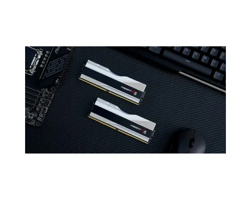 Модуль памяті для компютера DDR5 32GB (2x16GB) 5600 MHz Trident Z5 RGB Silver G.Skill (F5-5600J3636C16GX2-TZ5RS)