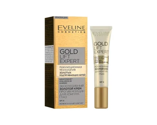 Крем для шкіри навколо очей Eveline Cosmetics Gold Lift Expert 15 мл (5901761941975)
