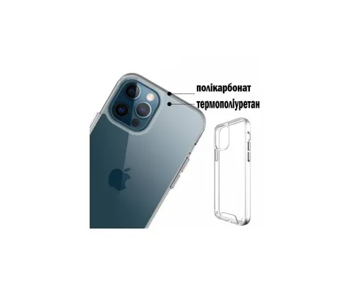 Чохол до мобільного телефона BeCover Space Case Apple iPhone 12 Pro Max Transparancy (707794)