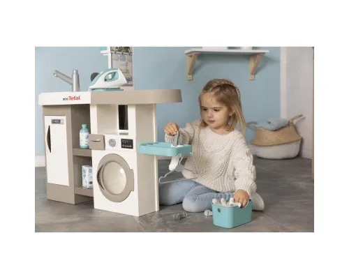 Игровой набор Smoby Интерактивный набор 2 в 1 Тефаль Кухня + Прачечная (311050)