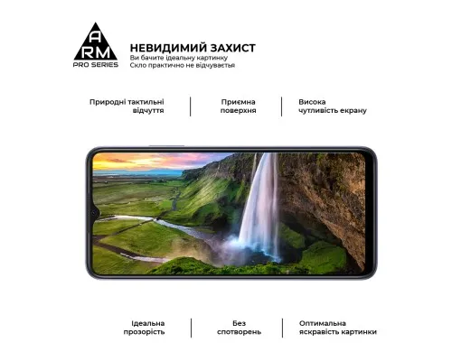 Скло захисне Armorstandart Pro OPPO A17 4G/A17k 4G Black (ARM64843)