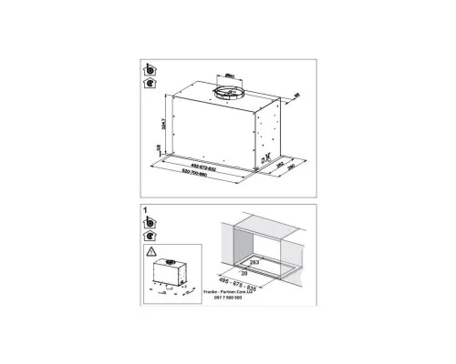 Вытяжка кухонная Franke Box Flush EVO FBFE BK MATT A70 (305.0665.365)