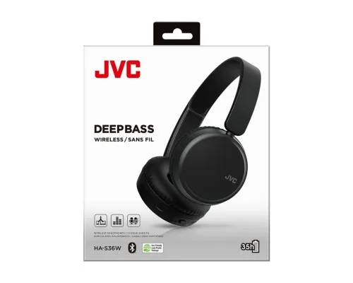 Навушники JVC HA-S36W Black (HA-S36W-B-U)