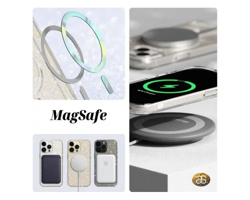 Чохол до мобільного телефона Armorstandart Glow Magsafe Apple iPhone 13 Pro Max Transparent (ARM69721)