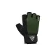 Перчатки для фитнеса RDX W1 Half Army Green Plus L (WGA-W1HA-L+)