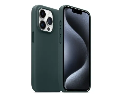 Чохол до мобільного телефона Armorstandart FAKE Leather Case Apple iPhone 15 Pro Max Sequoia Green (ARM76309)