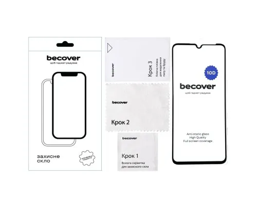 Скло захисне BeCover Honor X7a 10D Black (711334)
