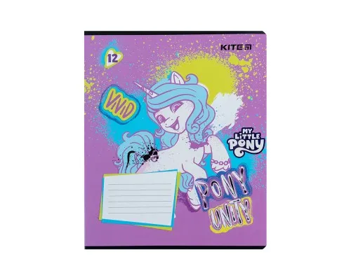 Тетрадь Kite My Little Pony 12 листов, линия (LP24-234)