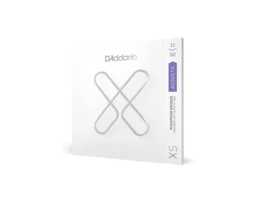 Струни для гітари D'Addario XS Phosphor Bronze Custom Light (11-52) (XSAPB1152)
