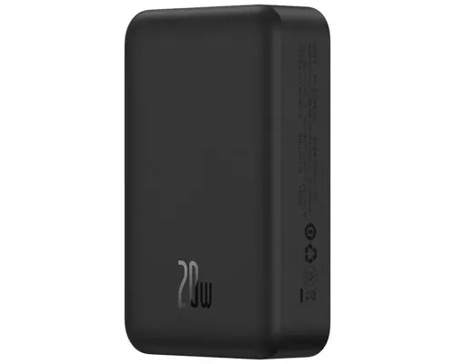 Батарея універсальна Baseus Magnetic Mini 20000mAh 20W, Black (P10022102112-01 / PPCXM20)