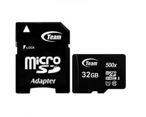 Карта памяти Team 32Gb microSDHC class 10 (TUSDH32GCL10U03)