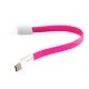 Дата кабель USB 2.0 AM to Type-C 0.18m pink Extradigital (KBU1788)