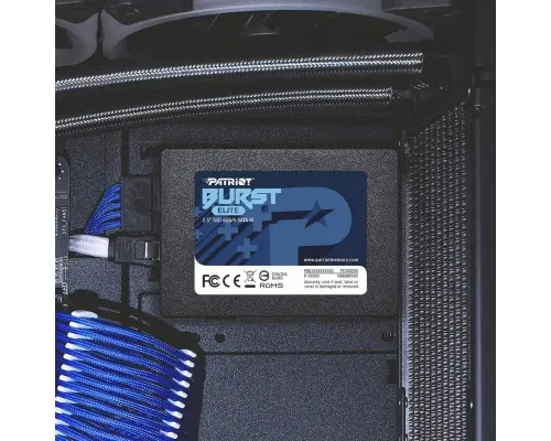 Накопичувач SSD 2.5 480GB Burst Elite Patriot (PBE480GS25SSDR)