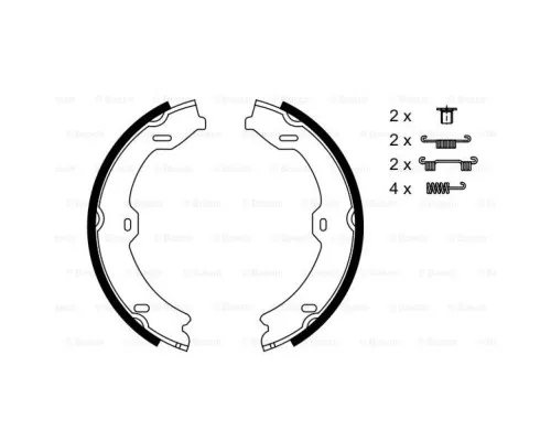 Тормозные колодки Bosch 0 986 487 725