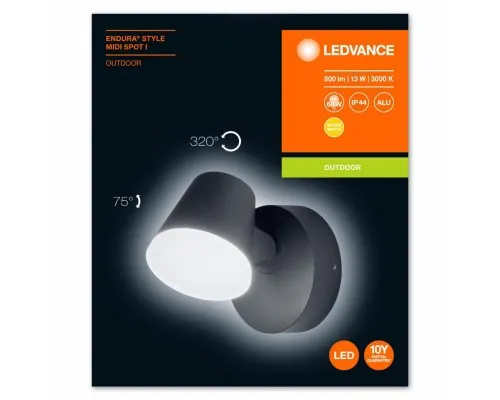 Светильник Osram LED ENDURA STYLE Midi Spot I 13w (800Lm) 3000K (4058075205475)