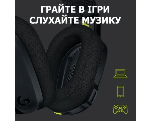 Навушники Logitech G435 Lightspeed Wireless Gaming Headset Black (981-001050)
