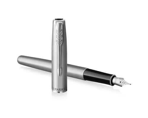 Ручка пір'яна Parker SONNET 17 Essentials Stainless Steel CT  FP F (83 811)