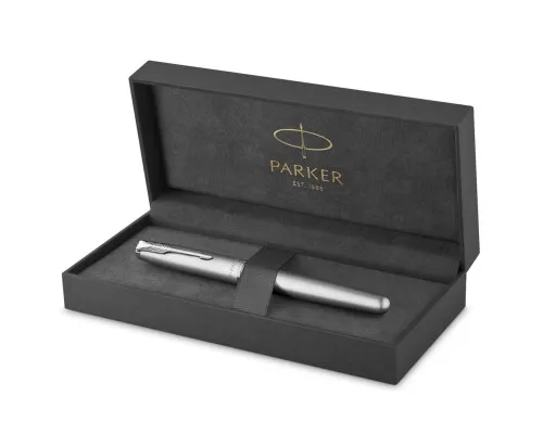 Ручка перьевая Parker SONNET 17 Essentials Stainless Steel CT  FP F (83 811)