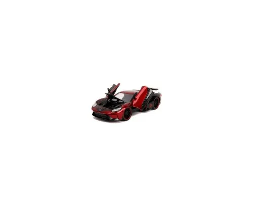 Машина Jada металлическая Spider-Man Форд GT с фигуркой Майлза Моралеса 1:24 (253225008)