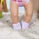 Аксесуар до ляльки Zapf Взуття для ляльки Baby Born - Сандалії із значками (бузкові) (831809-2)
