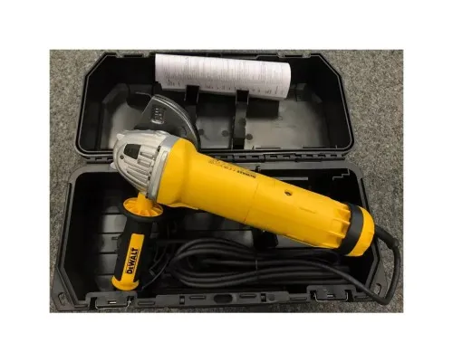 Шлифовальная машина DeWALT 1400 Вт, 11500 об/мин, d=125 мм (DWE4237K)