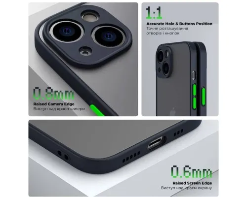 Чохол до мобільного телефона Armorstandart Frosted Matte Xiaomi Redmi 12 4G Blue (ARM68551)