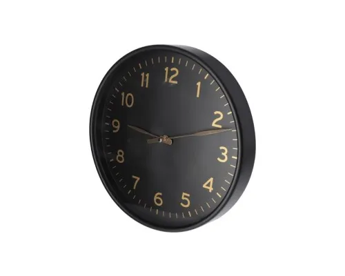 Настінний годинник Optima ELEGANT, чорний/золото (O52114)