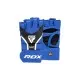 Перчатки для MMA RDX Aura Plus T-17 Blue/Black M (GGR-T17UB-M+)