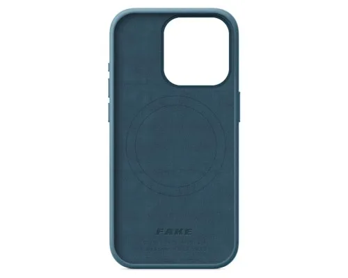 Чехол для мобильного телефона Armorstandart FAKE Leather Case Apple iPhone 15 Pro Sea Blue (ARM76304)