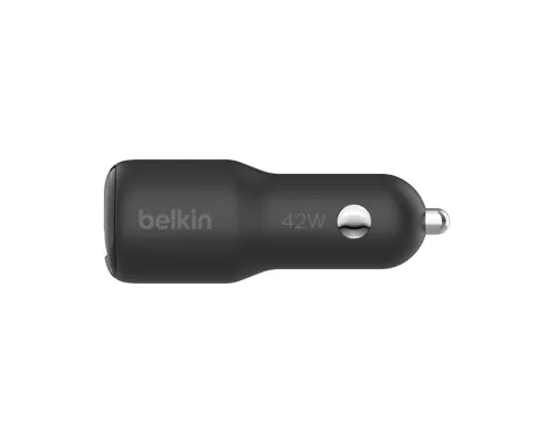 Зарядний пристрій Belkin USB-A/USB-C PD PPS 42W (CCB005BTBK)