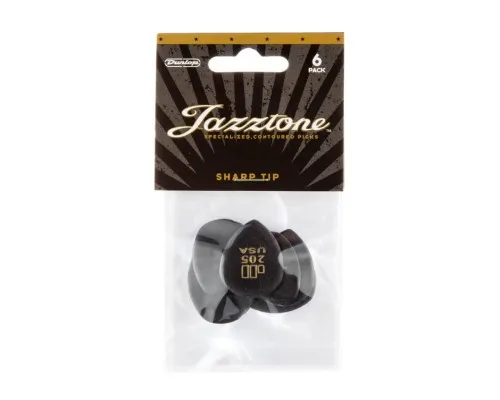 Медіатор Jim Dunlop Jazztone Point Tip Pick 6 шт. (477P205)