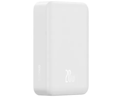 Батарея универсальная Baseus Magnetic Mini 20000mAh 20W, White (P10022102212-01 / PPCXM20)