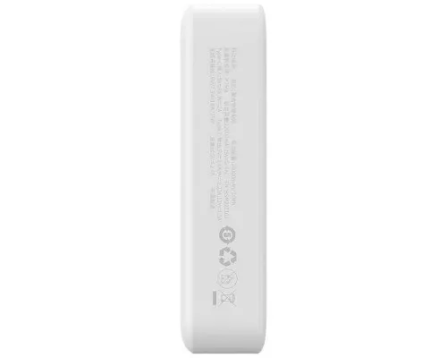 Батарея универсальная Baseus Magnetic Mini 20000mAh 20W, White (P10022102212-01 / PPCXM20)