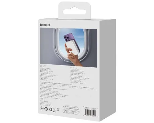 Батарея универсальная Baseus Magnetic Mini 20000mAh 20W, White (P10022102212-01 / PPCXM20)