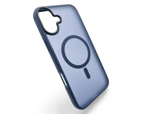 Чохол до мобільного телефона BeCover Metal Buttons Case (MagSafe) для Apple iPhone 16 Plus Blue (712094)