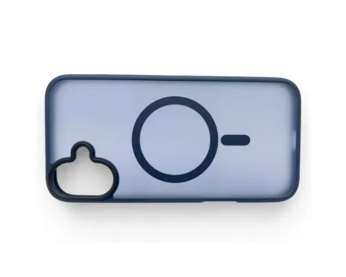 Чохол до мобільного телефона BeCover Metal Buttons Case (MagSafe) для Apple iPhone 16 Plus Blue (712094)