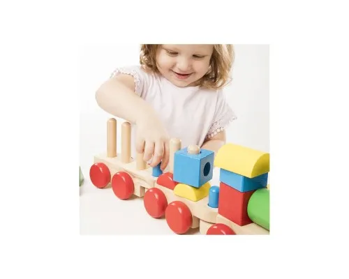 Розвиваюча іграшка Melissa&Doug Поезд из кубиков (MD572)