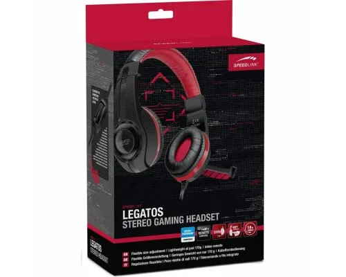 Навушники Speedlink LEGATOS Stereo Gaming Headset black (SL-860000-BK)