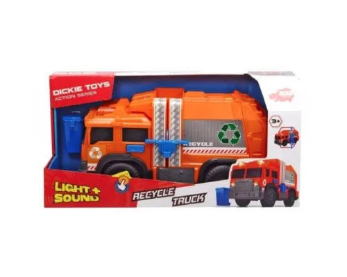 Спецтехника Dickie Toys Мусоровоз с баком со световыми и звуковыми эффектами (3306001)
