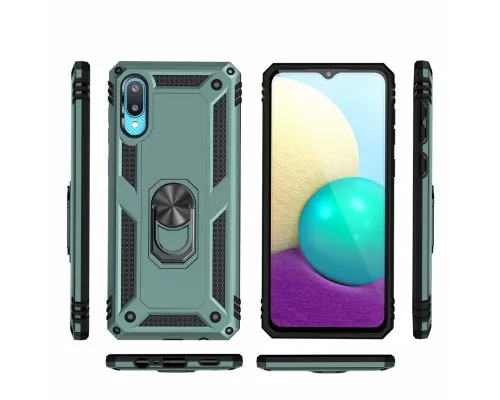 Чохол до мобільного телефона BeCover Military Samsung Galaxy A02 SM-A022 / M02 SM-M022 Dark Green (706641)