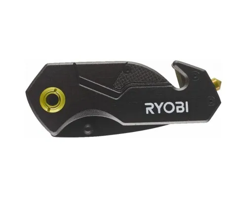 Нож Ryobi складной RFK25T, лезвие 57мм, стропорез, фиксатор лезвий (5132005328)