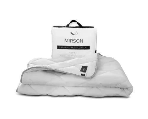 Ковдра MirSon антиалергенна EcoSilk №1302 Bianco Зимова 172x205 см (2200001529731)