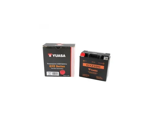 Аккумулятор автомобильный Yuasa 12V 21,1Ah High Performance MF VRLA Battery (GYZ20H)