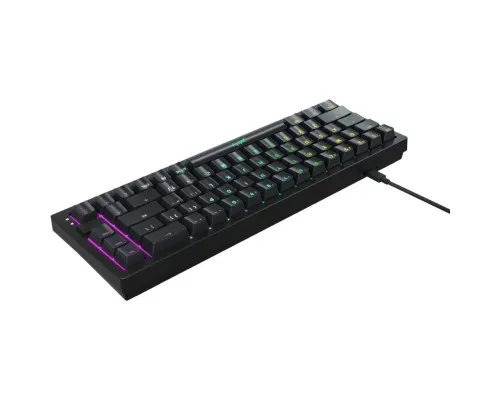 Клавіатура Xtrfy K5 68 keys Kailh Red Hot-swap RGB UA Black (K5-RGB-CPT-BLACK-R-UKR)