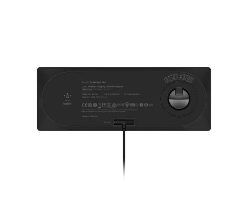 Зарядний пристрій Belkin 3in1 MagSafe, black (WIZ016VFBK)
