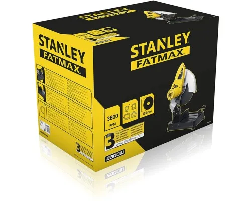 Монтажна пила Stanley FatMax, 2300 Вт, диск 355 мм, 3800 об/хв (FME700)