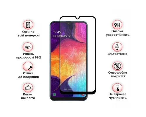Скло захисне BeCover Tecno Pop 7 (BF6) Black (709264)