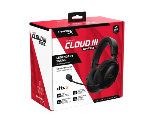 Навушники HyperX Cloud III Wireless Black (77Z45AA)