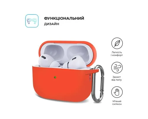 Чохол для навушників Armorstandart Hang Case для Apple AirPods Pro 2 Orange (ARM68594)